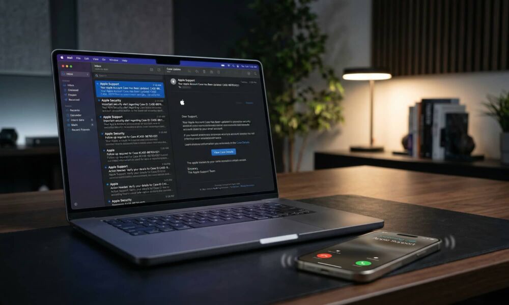 apple account phishing scam real support emails