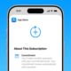 App Store monthly subscription 12 month commitment hero