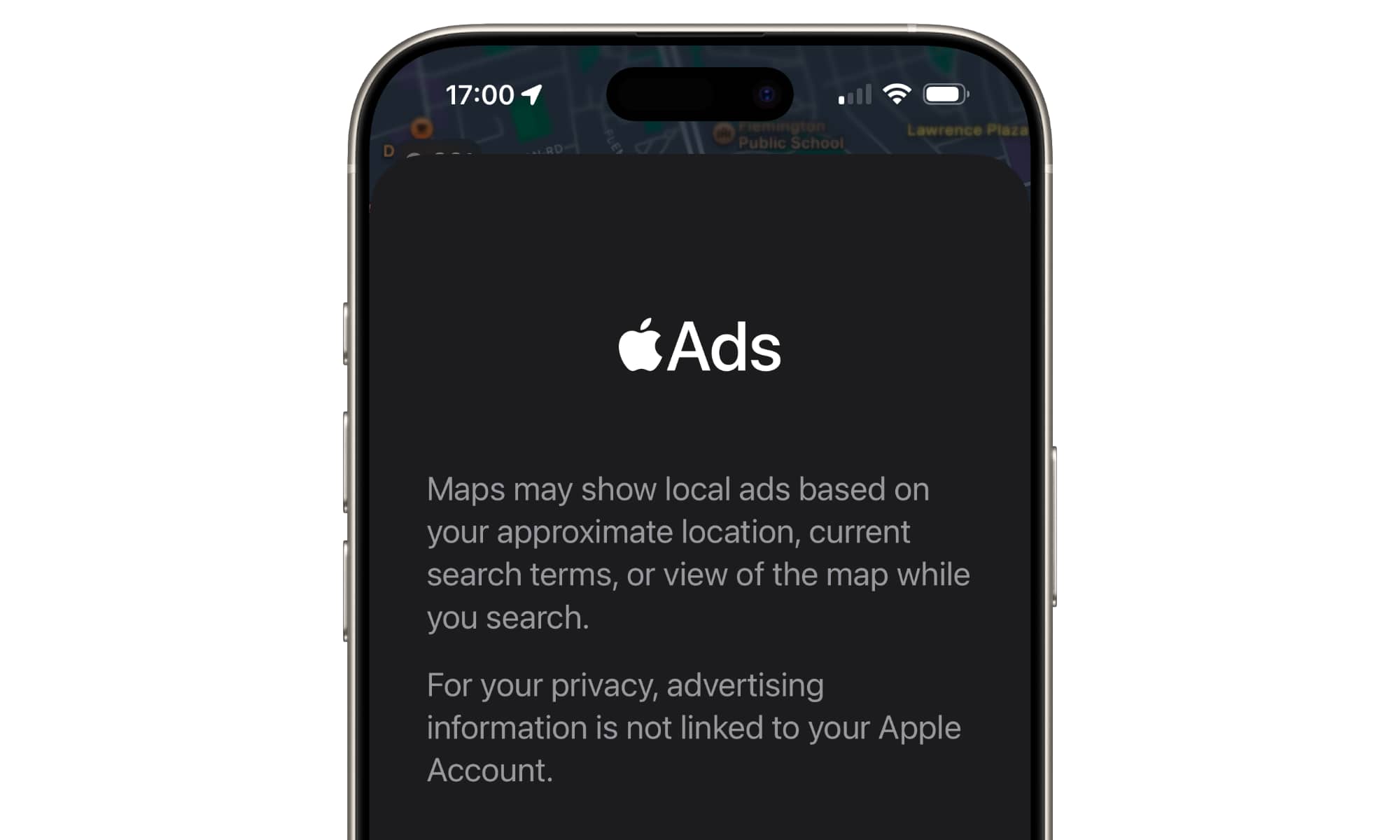 iOS 26.5 beta 2 Apple Maps ads