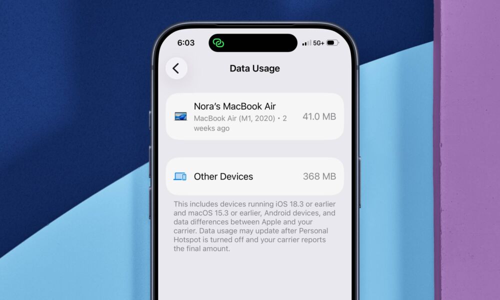 iPhone 16 iOS 26.4 Personal Hotspot hero