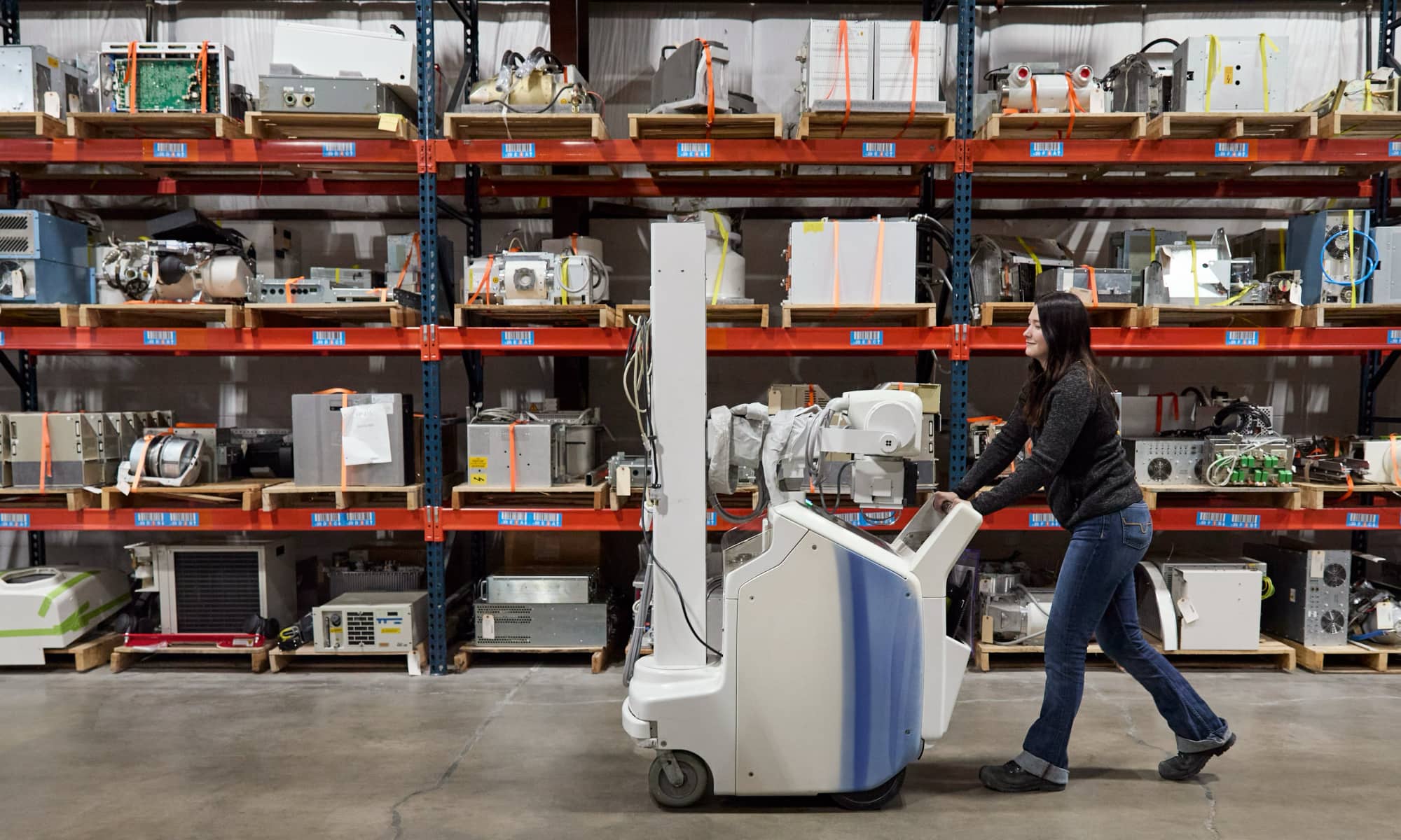 Apple Manufacturing Academy relocating X ray machine