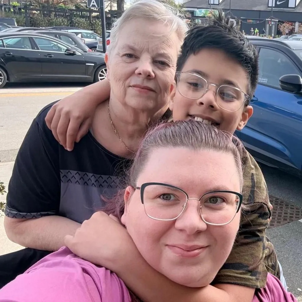 Natalia Sidorska with family