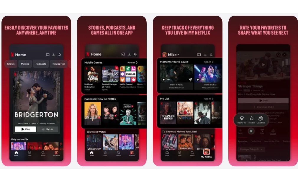 Netflix App Store
