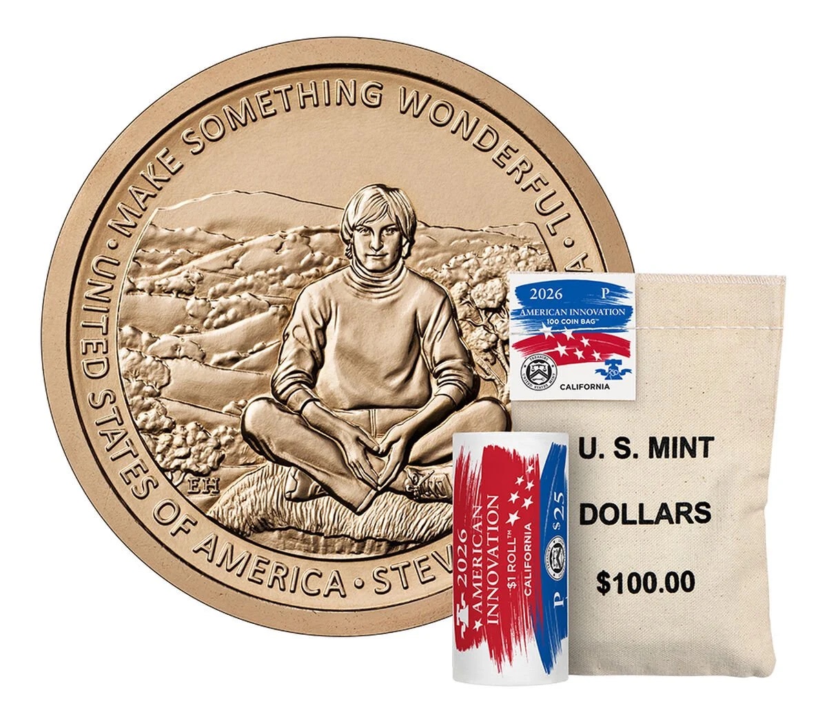 Steve Jobs US Mint Coin 2