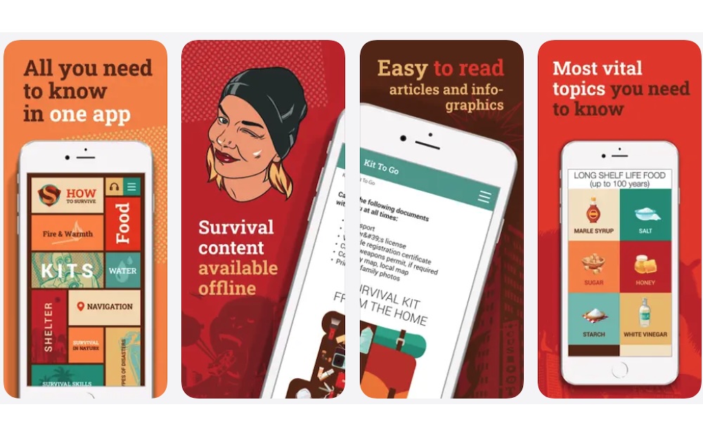 Survival App Offline Guidebook App Store