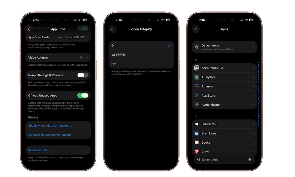 Turn Off App Store Automatic Downloads iPhone