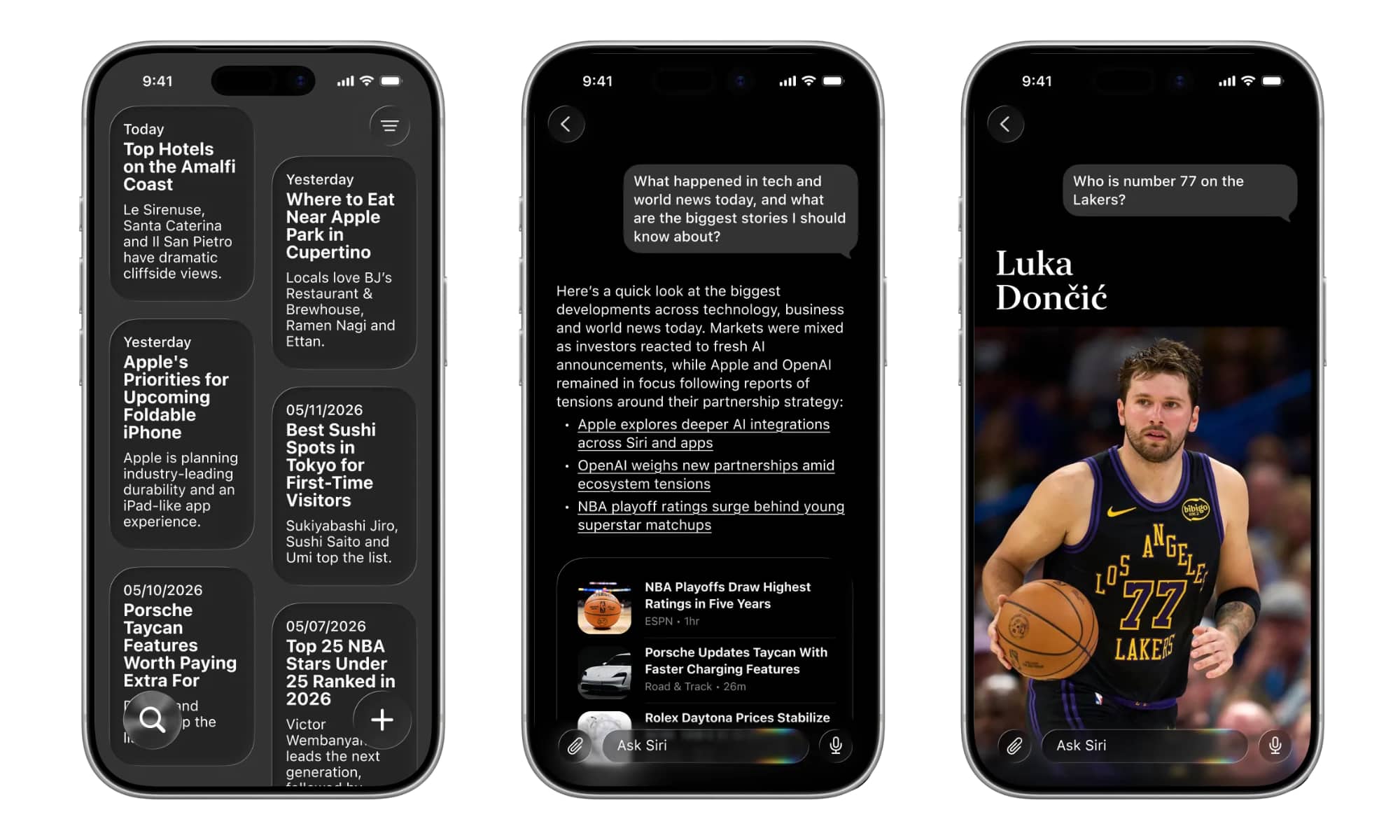 Renders of the rumored Siri app in iOS 27.
