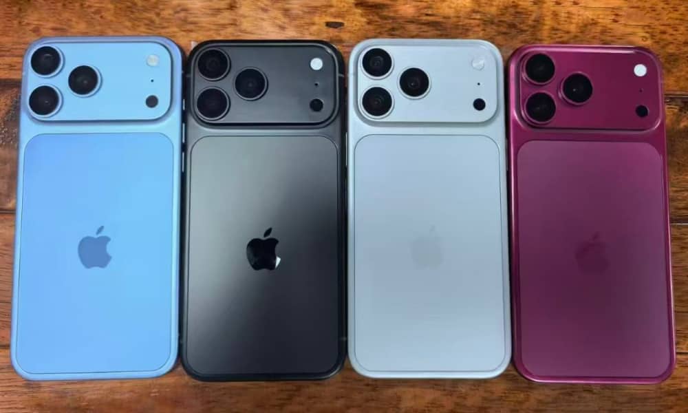 leaked iPhone 18 Pro colors dummy units