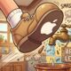 Animated image showing a large boot with an Apple logo on the sole stomping down on a faucet labelled 