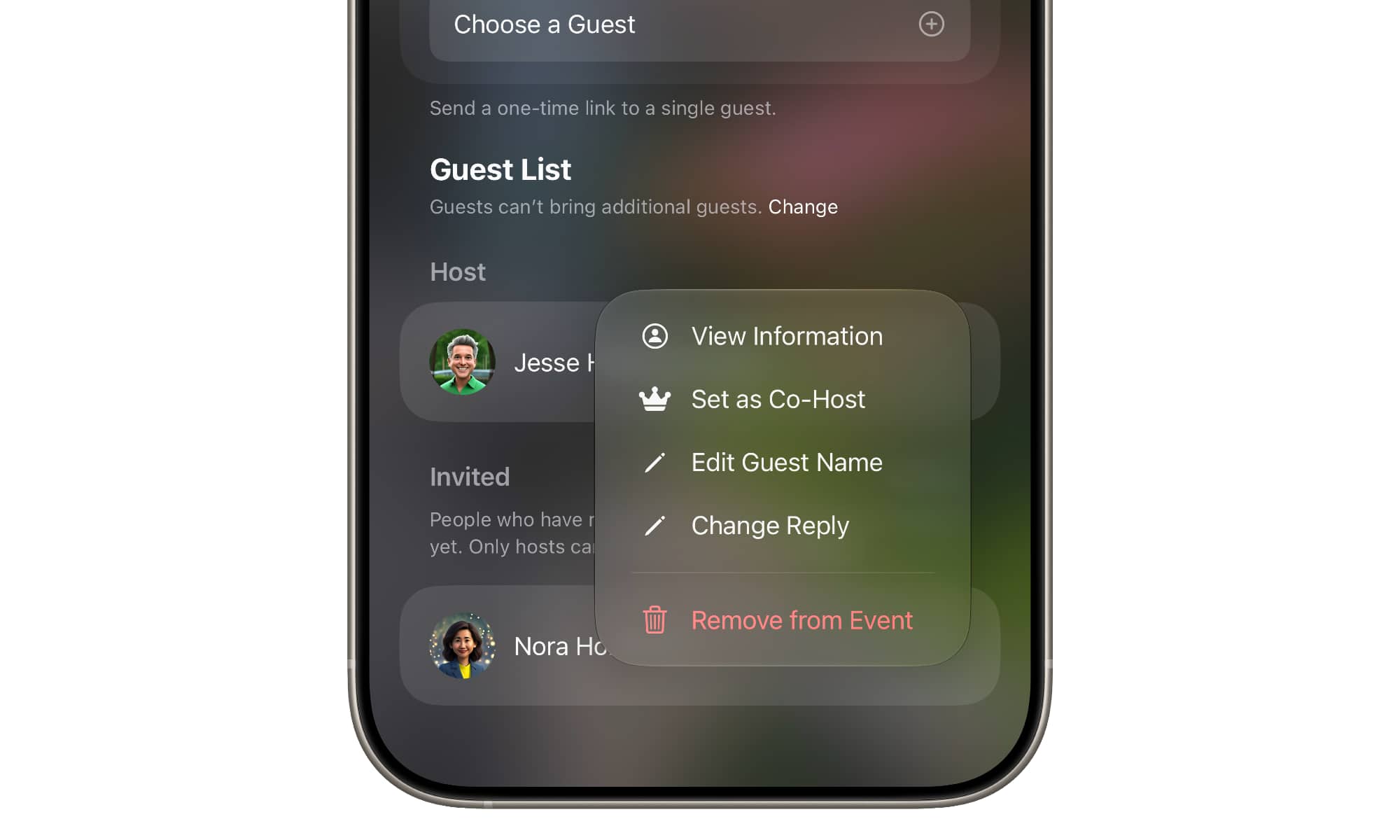 Apple Invites 1.9 set cohost