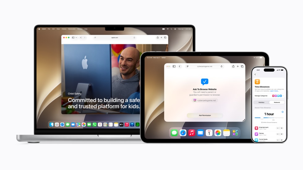 Apple child account hero