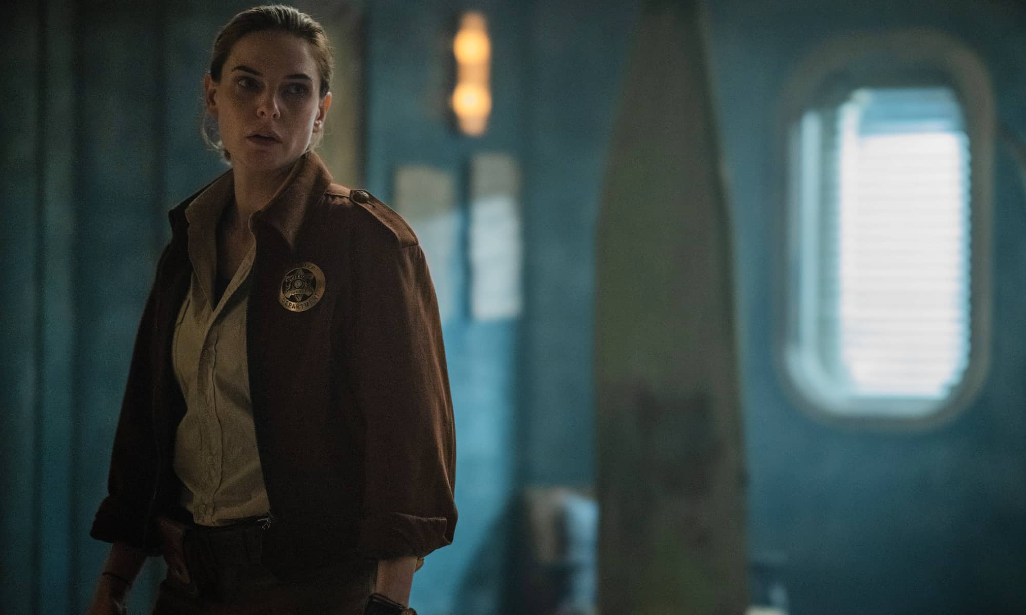 Rebecca Ferguson as Juliette Nichols in 'Silo' Season 1, Episode 5, 'The Janitor's Boy'