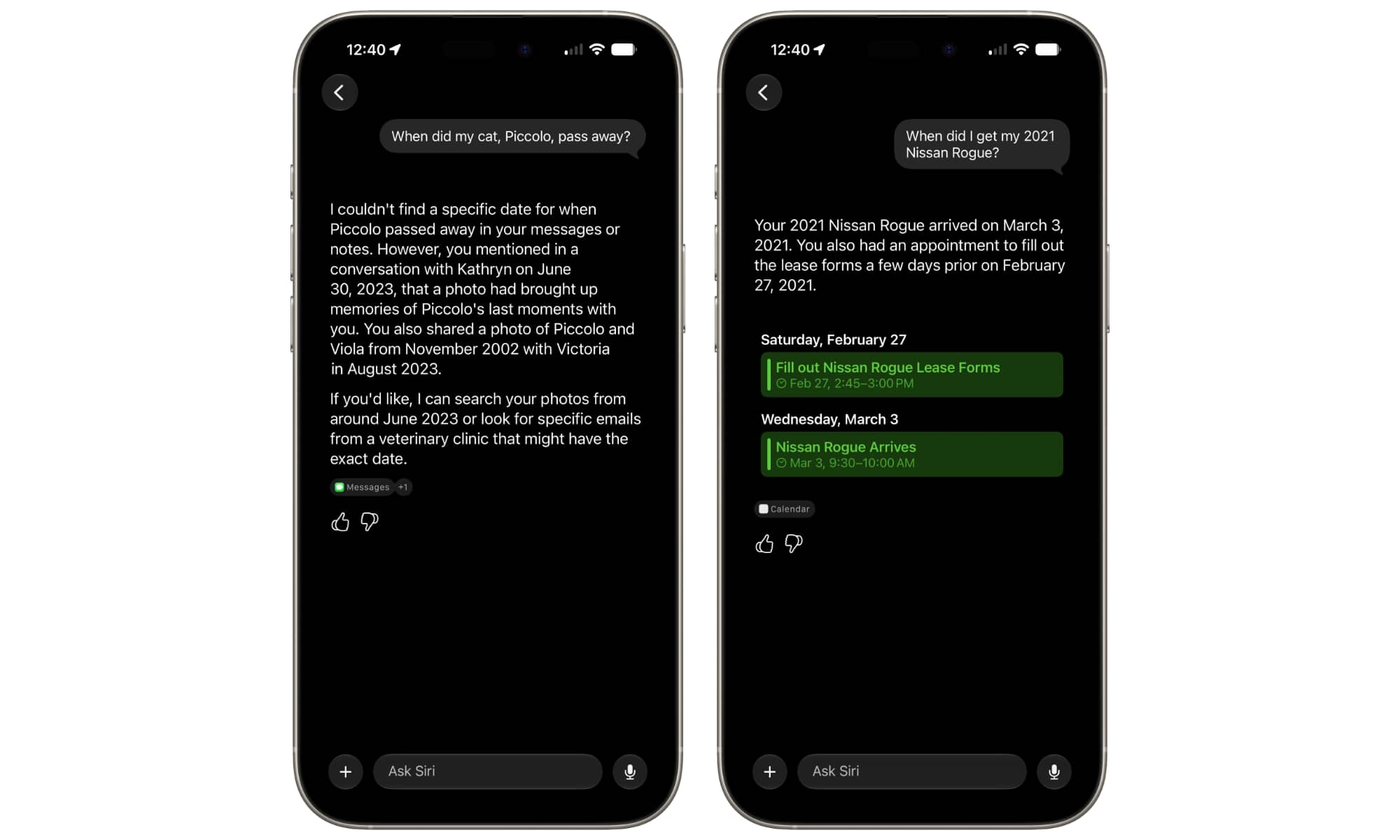 Siri Personal Context iOS 27 DB1