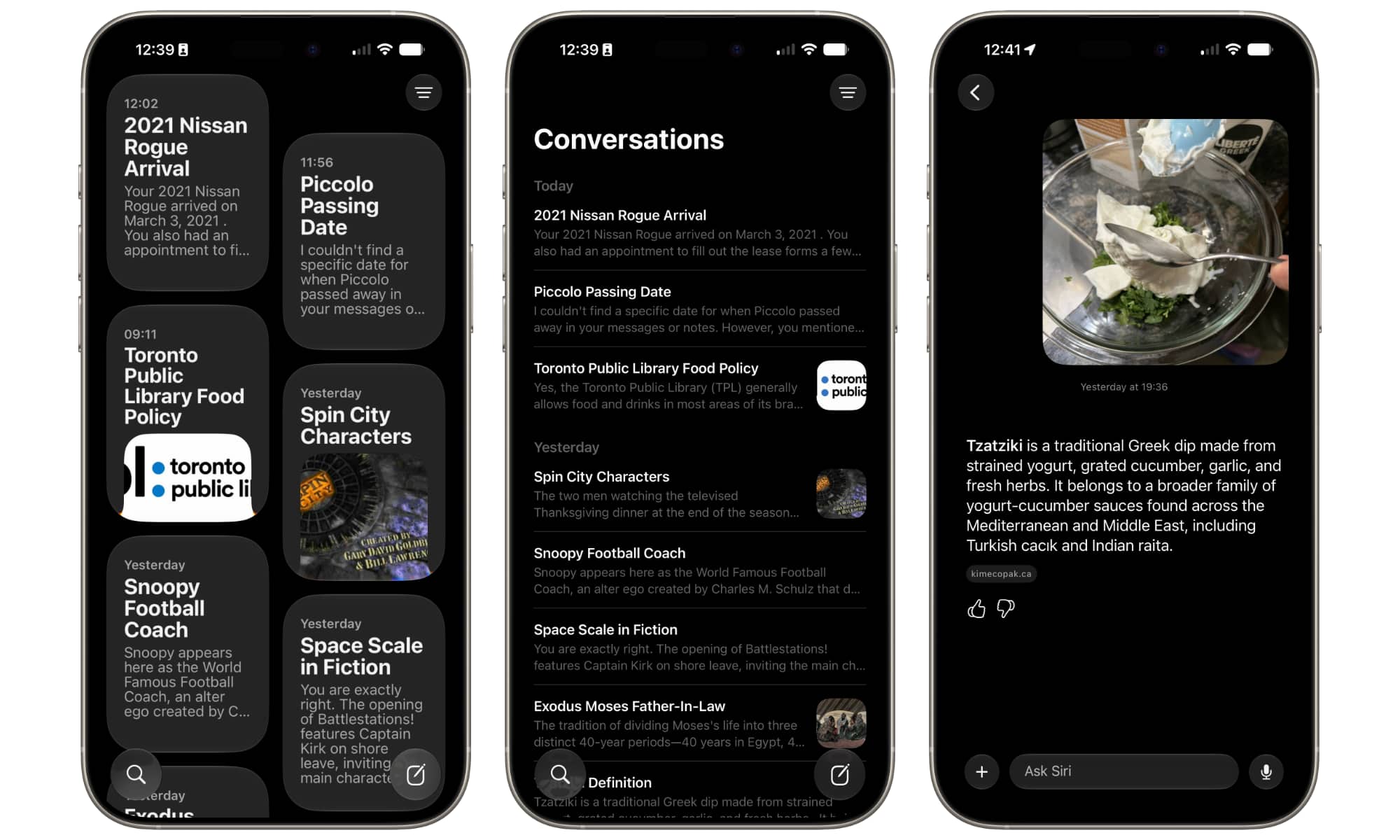 Siri app iOS 27 DB1