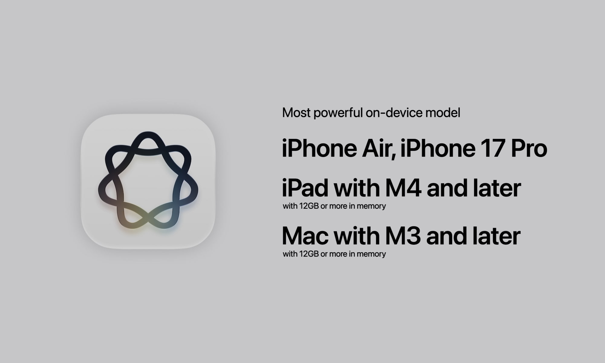 WWDC26 222 Apple Intelligence device support