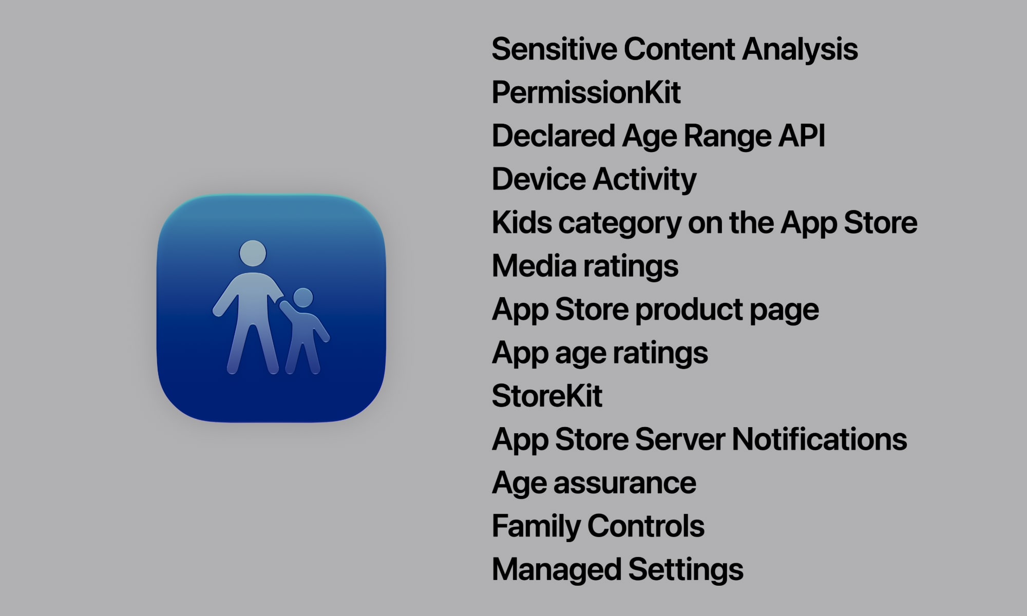 WWDC26 85 child safety APIs for developers