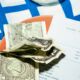 cash on restaurant bill