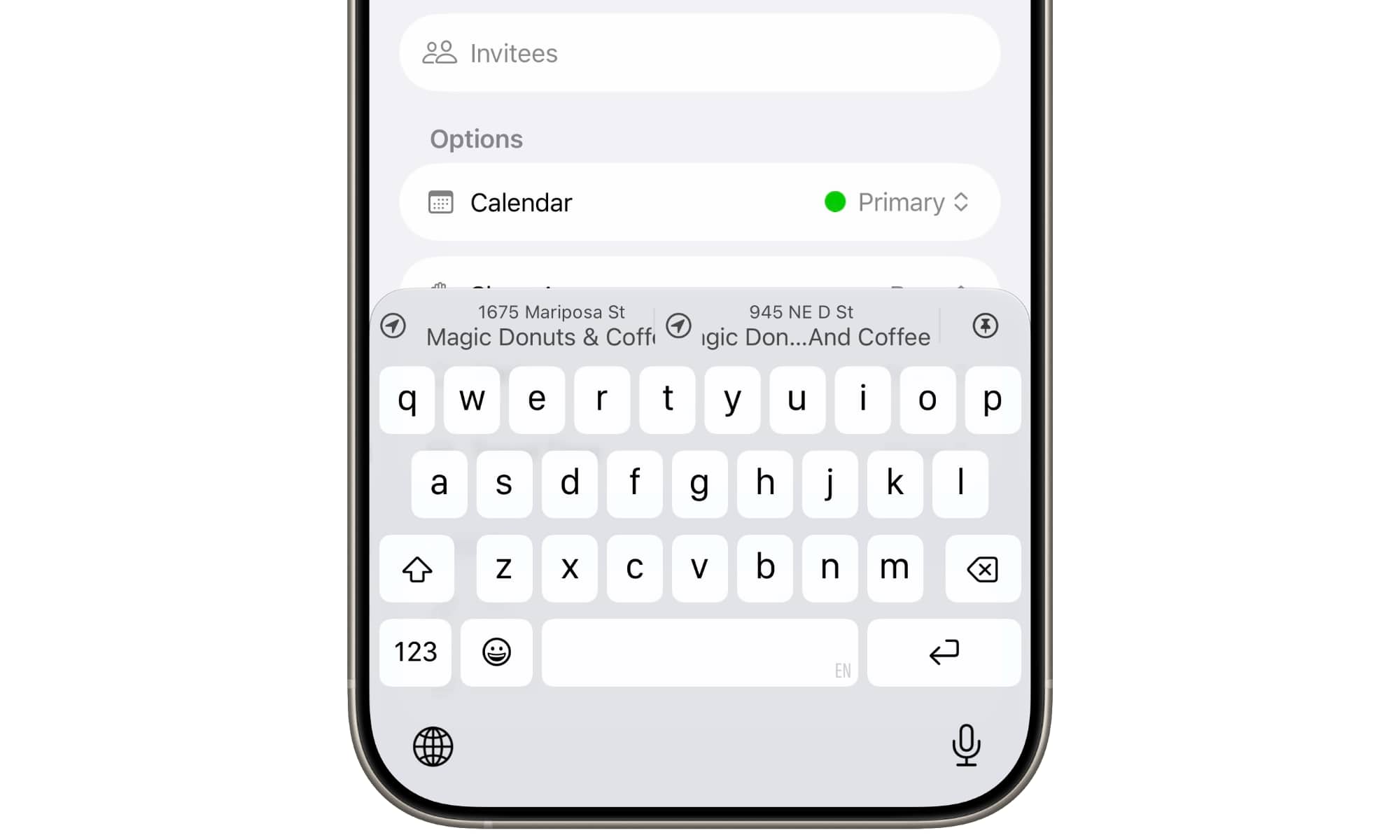 iOS 27 Calendar Natural Language Suggestions