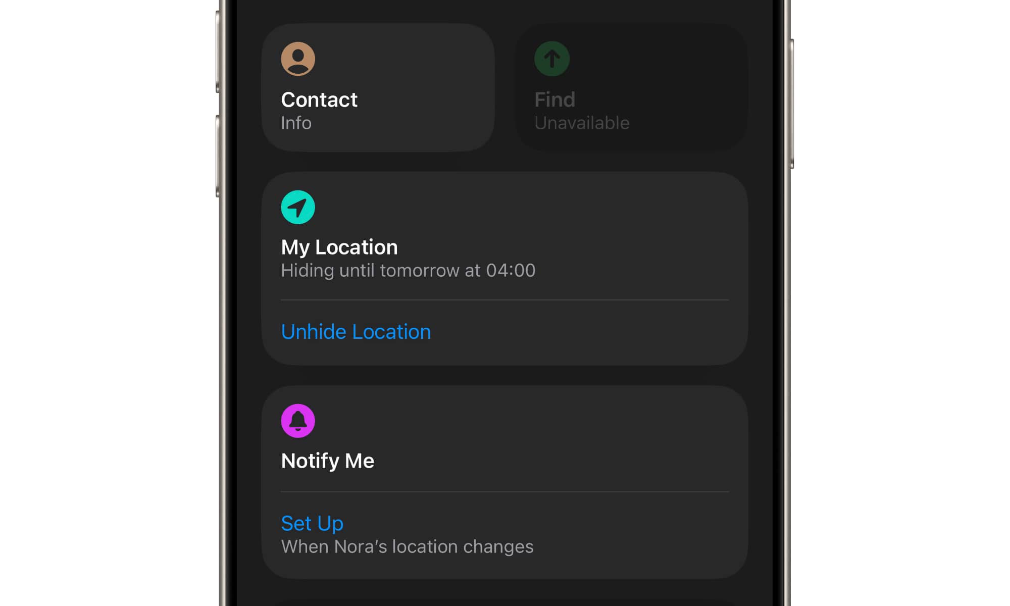 iOS 27 Find My Hide Location