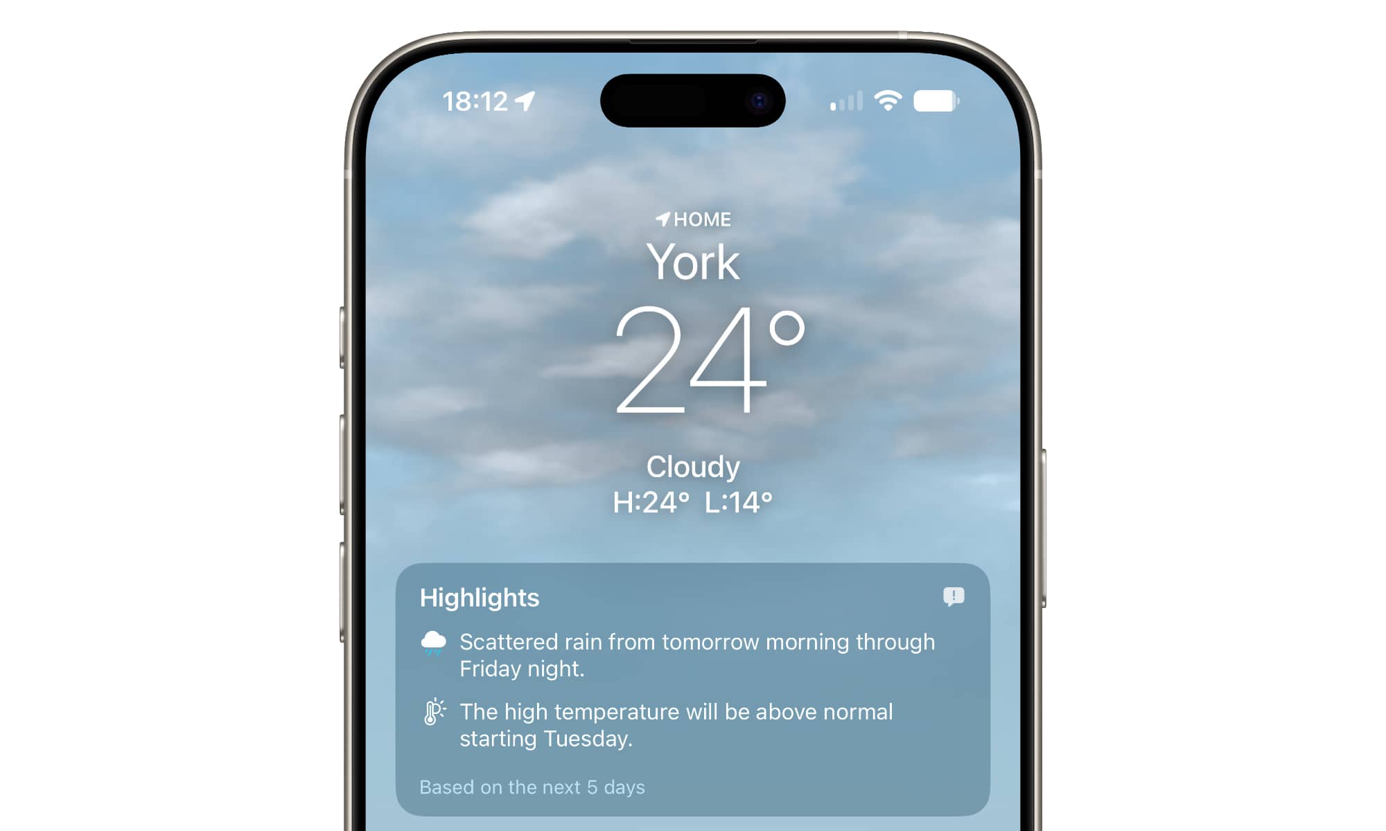 iOS 27 beta 2 Apple Weather Highlights