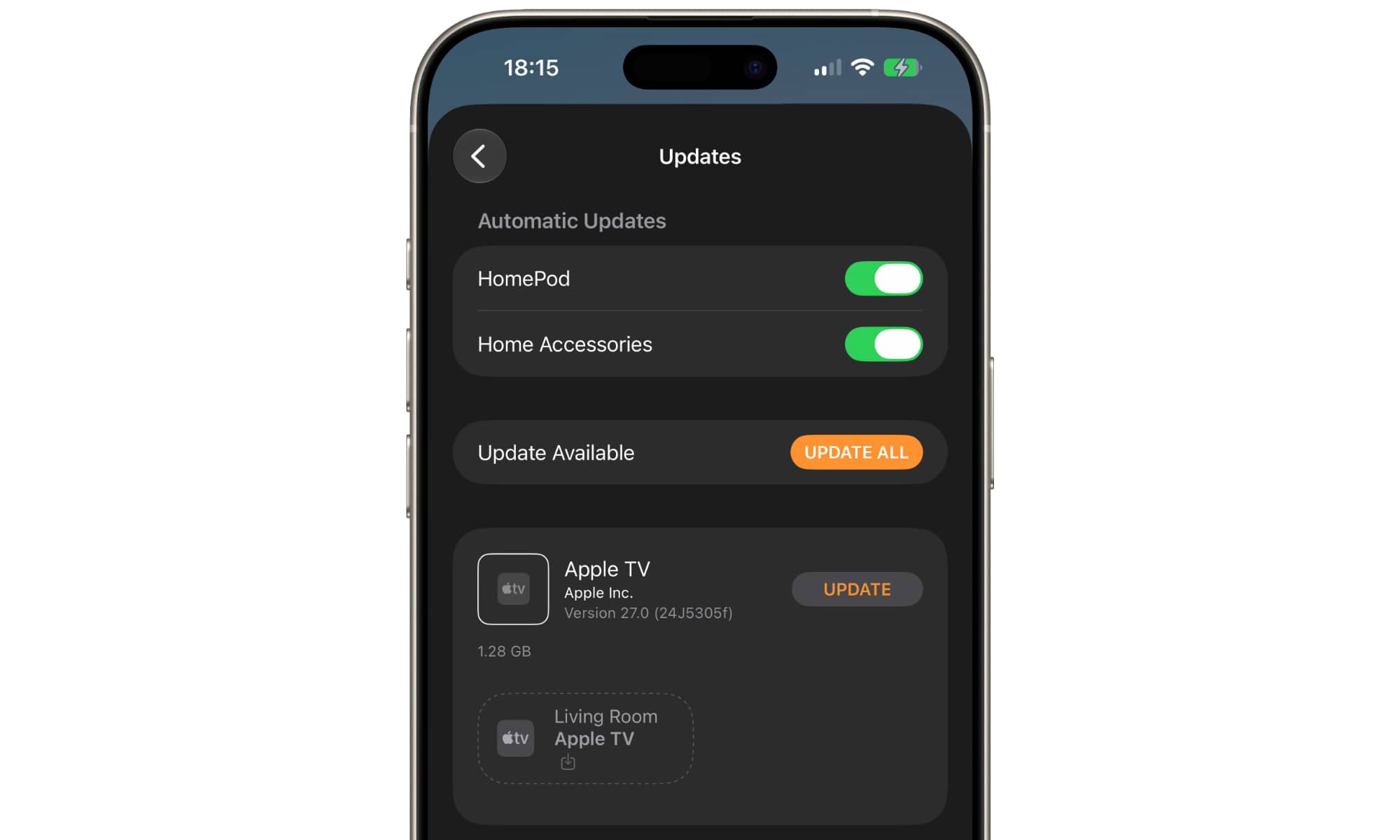 iOS 27 db2 Home Apple TV update