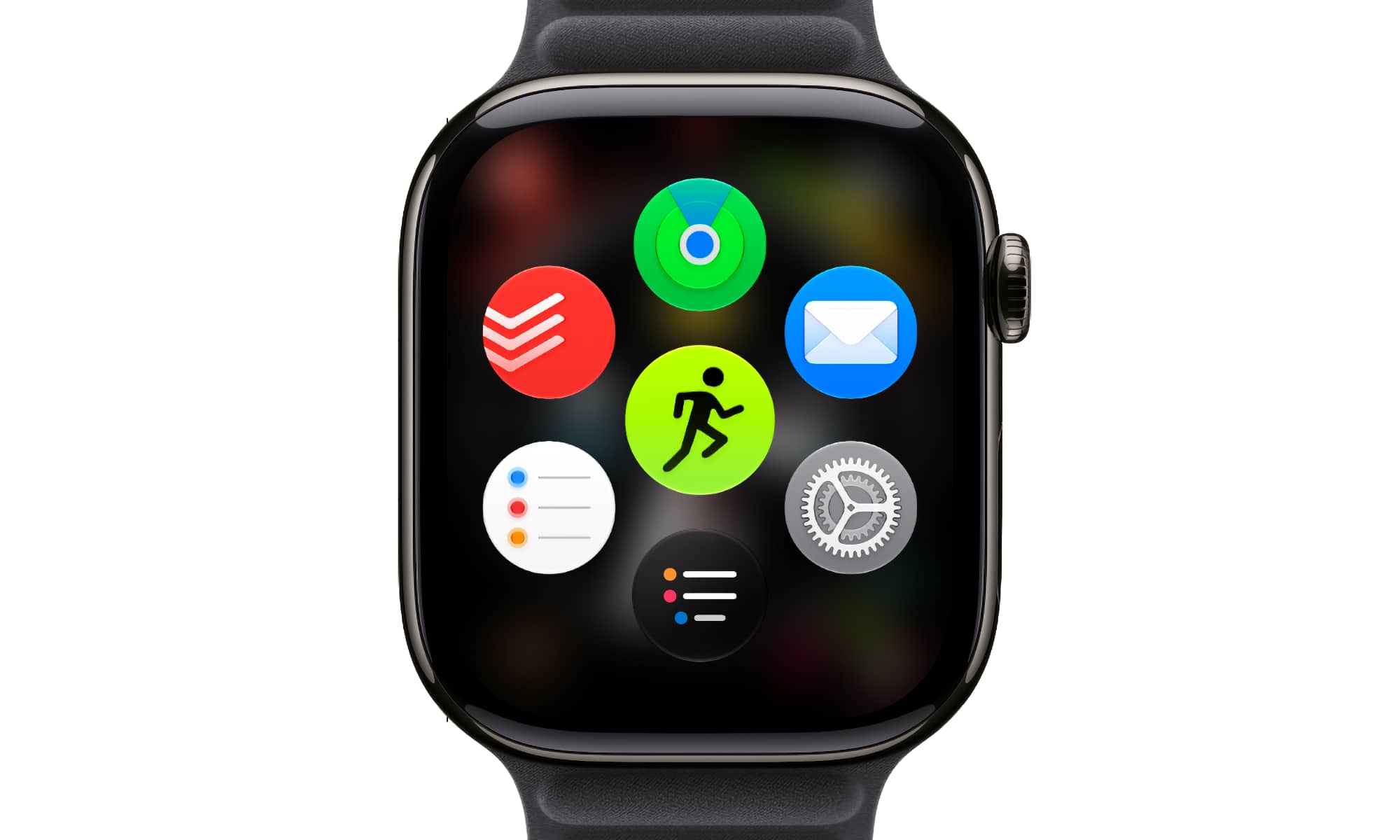 watchOS 27 app grid no siri