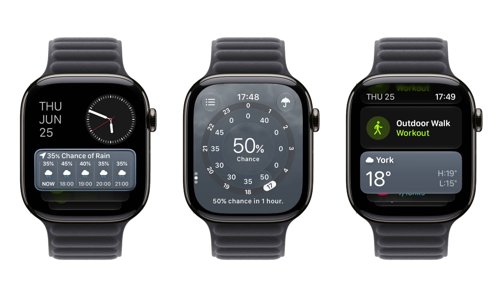 watchOS 27 smart stack tap gestures weather