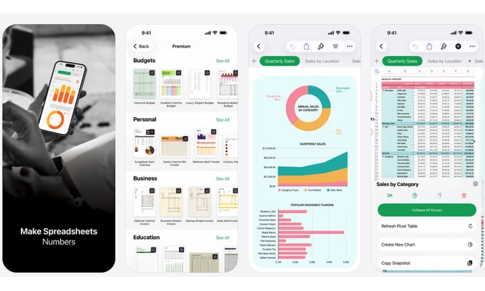 Apple Numbers App Store