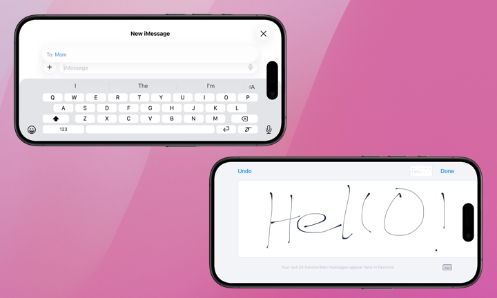 iMessage Scribble