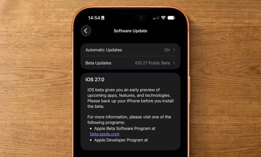 iOS 27 Public Beta hero