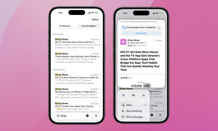 iPhone Mail Stop Notifying