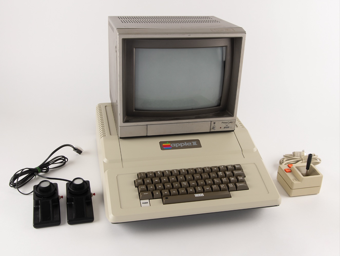 Vintage Apple II computer given by Steve Jobs to his father, Paul Jobs.