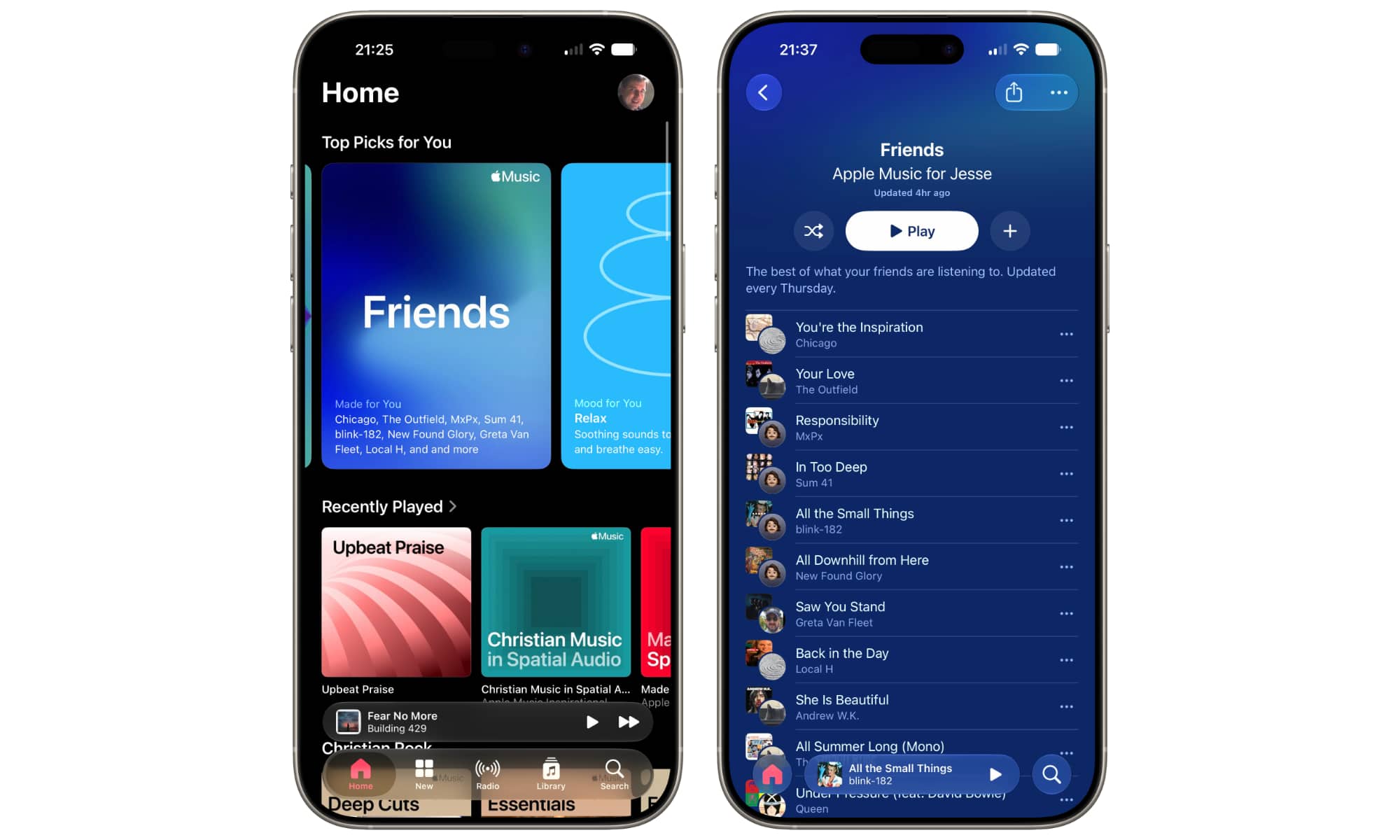iOS 27 Apple Music Friends Playlist