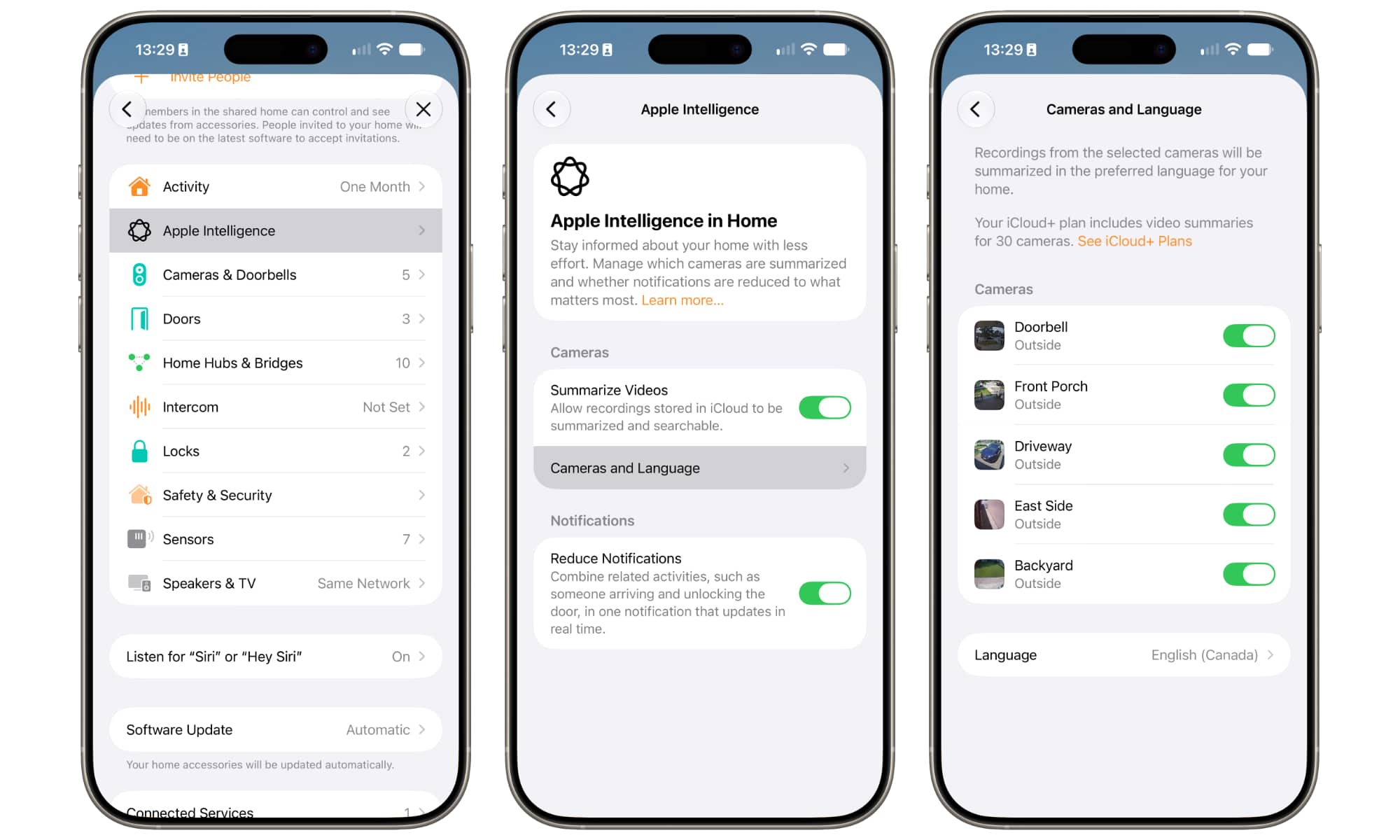 iOS 27 DB5 HomeKit Apple Intelligence Settings