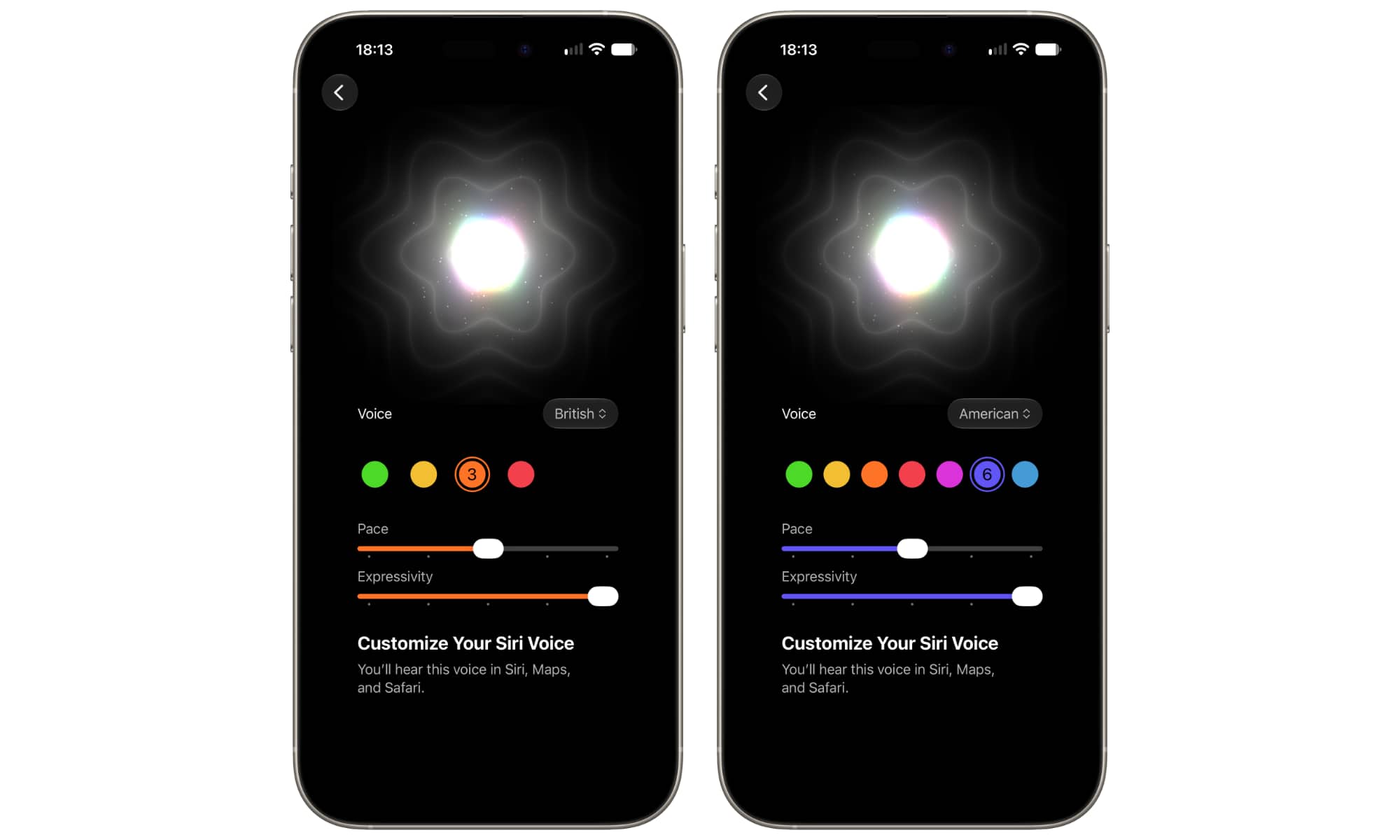 iOS 27 DB5 Siri voices
