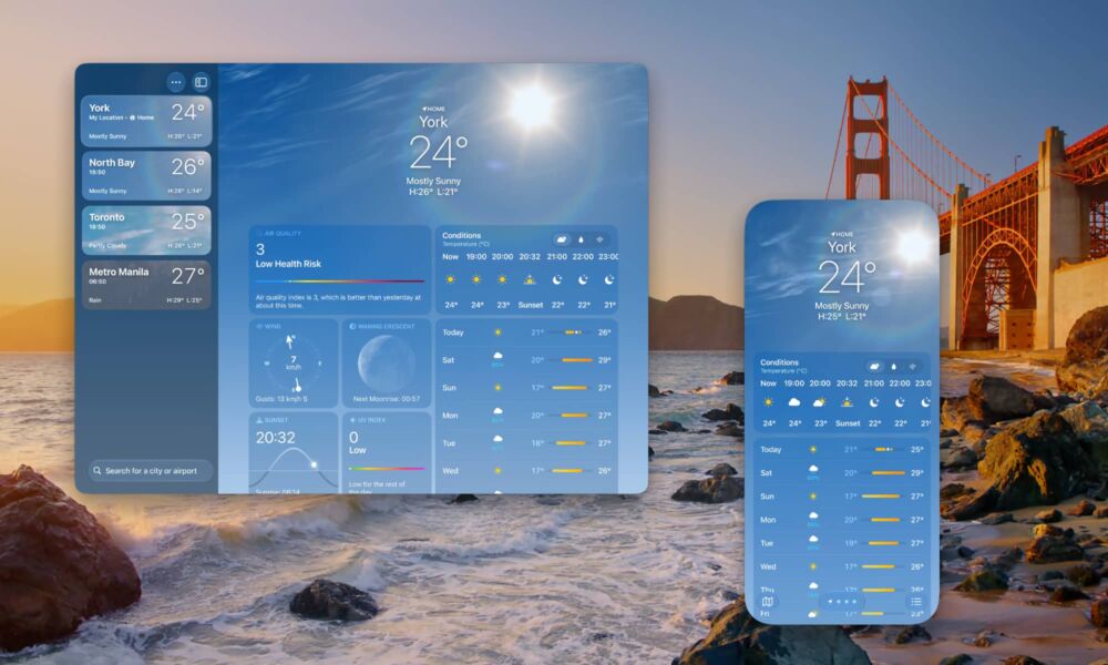 iOS 27 iPhone Mirroring Weather
