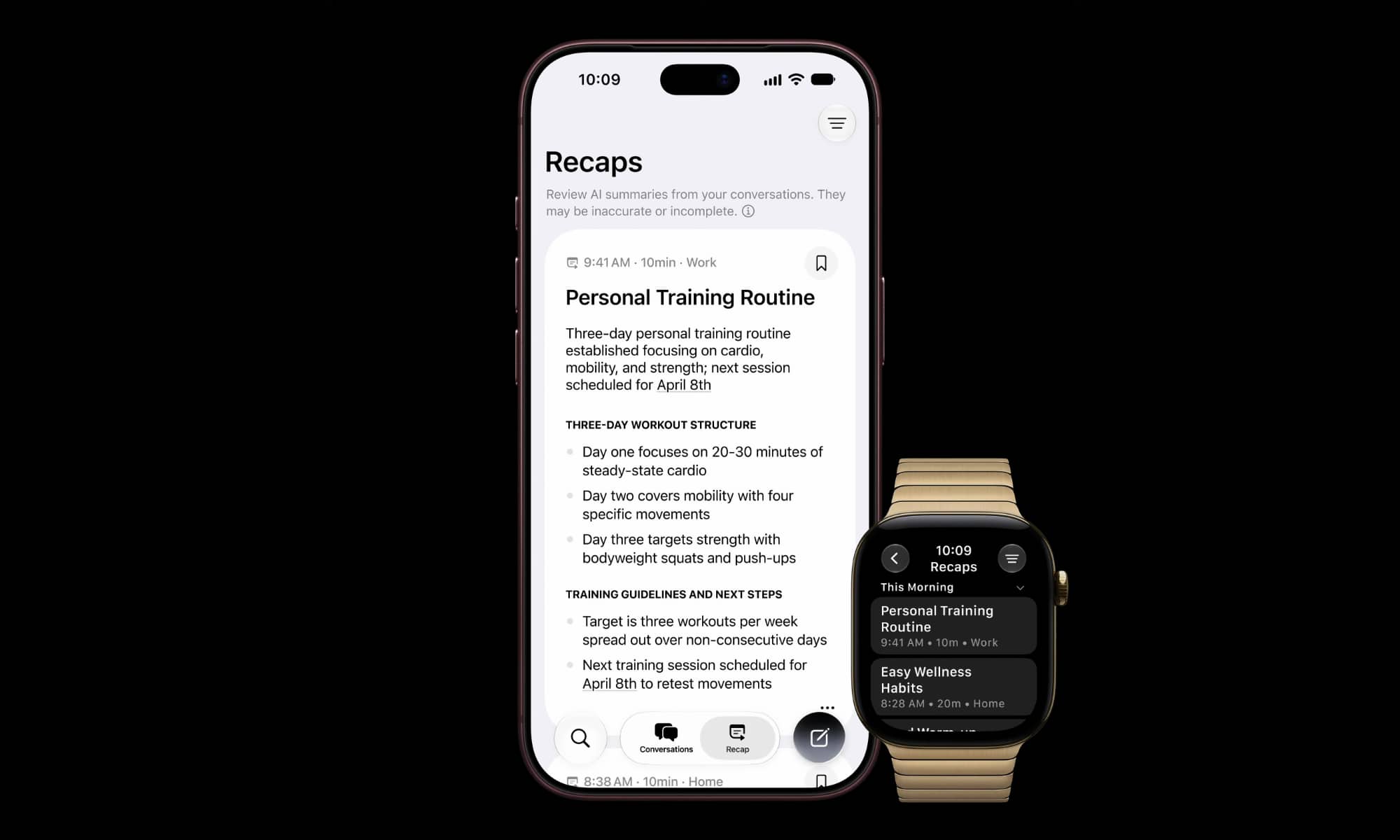 Apple Watch Series 12 Siri Recap