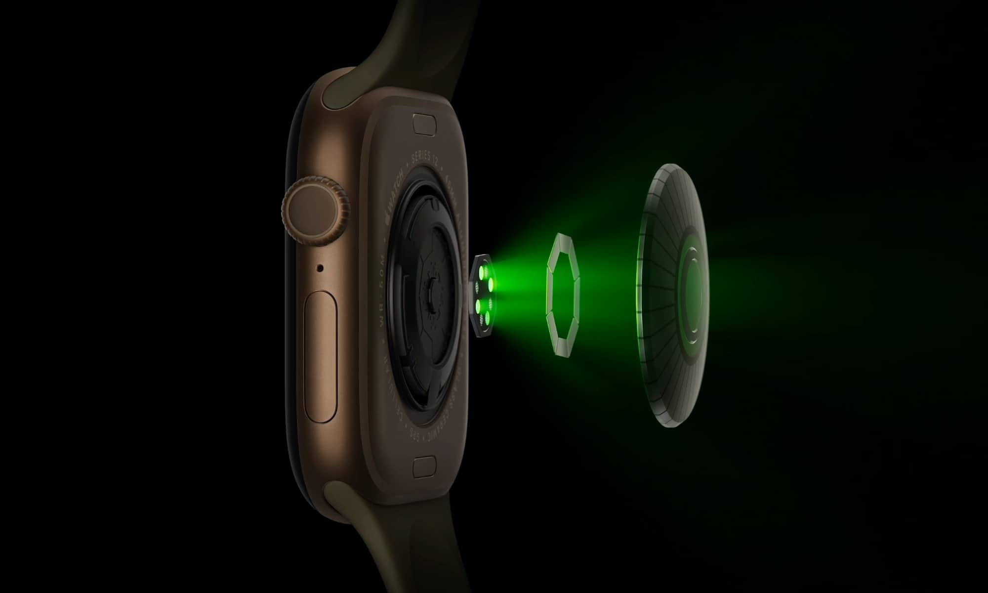 Apple Watch Series 12 heart sensor