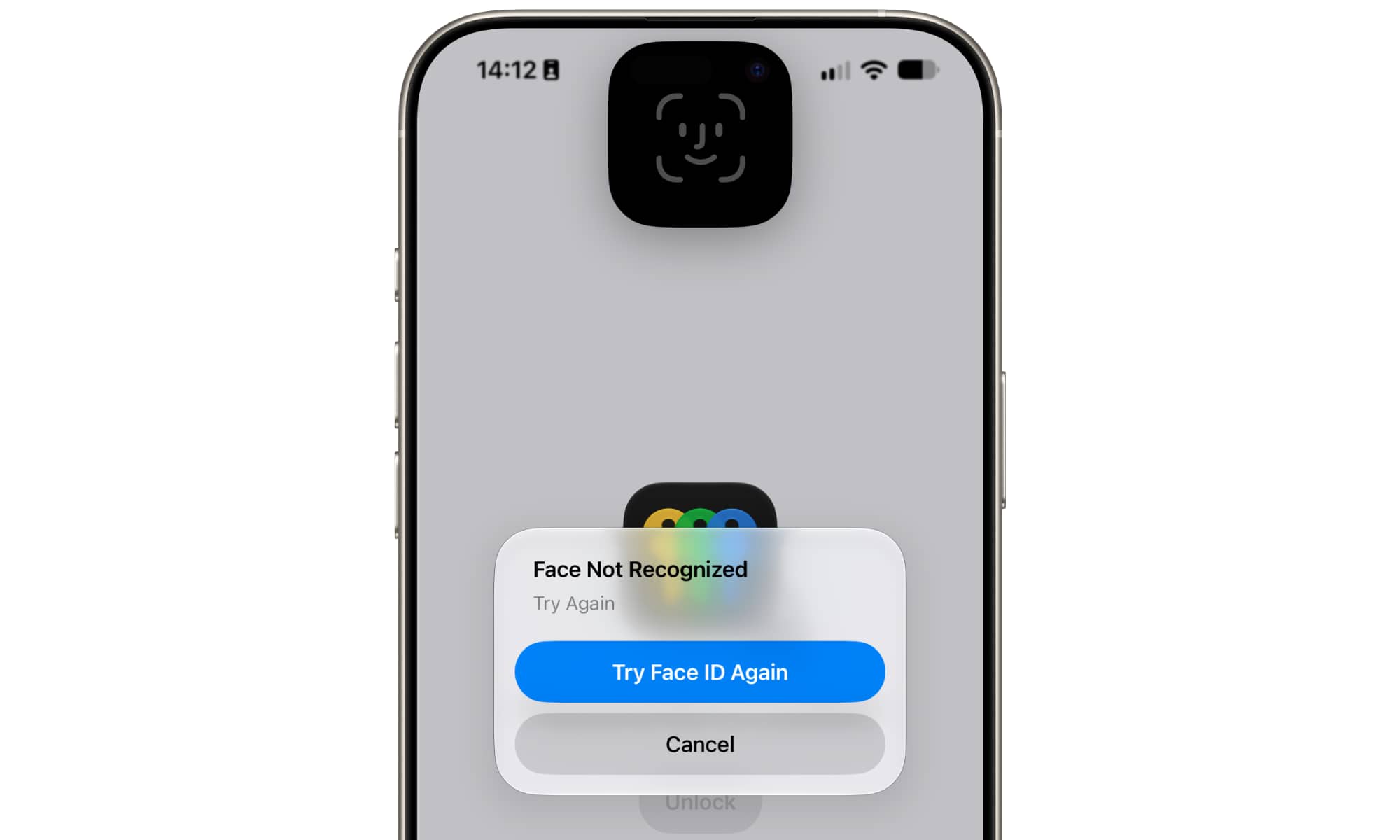 Face ID failure