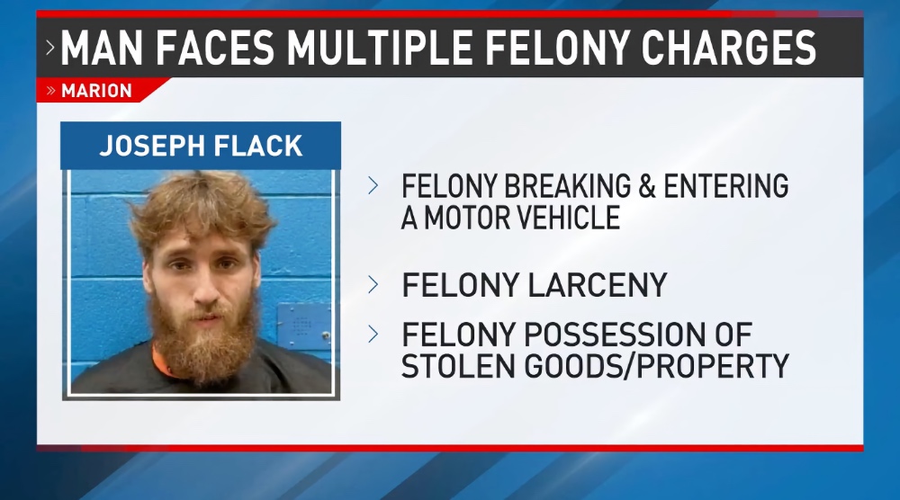 Marion man faces felony charge