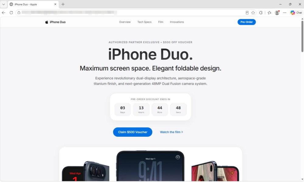 iPhone Duo Scam Malware DarkSword page