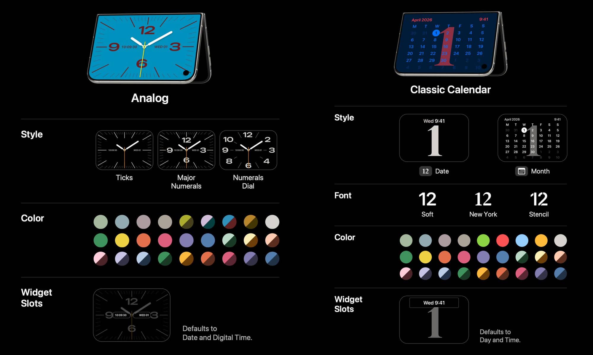 iPhone Duo StandBy customization leak pdfu