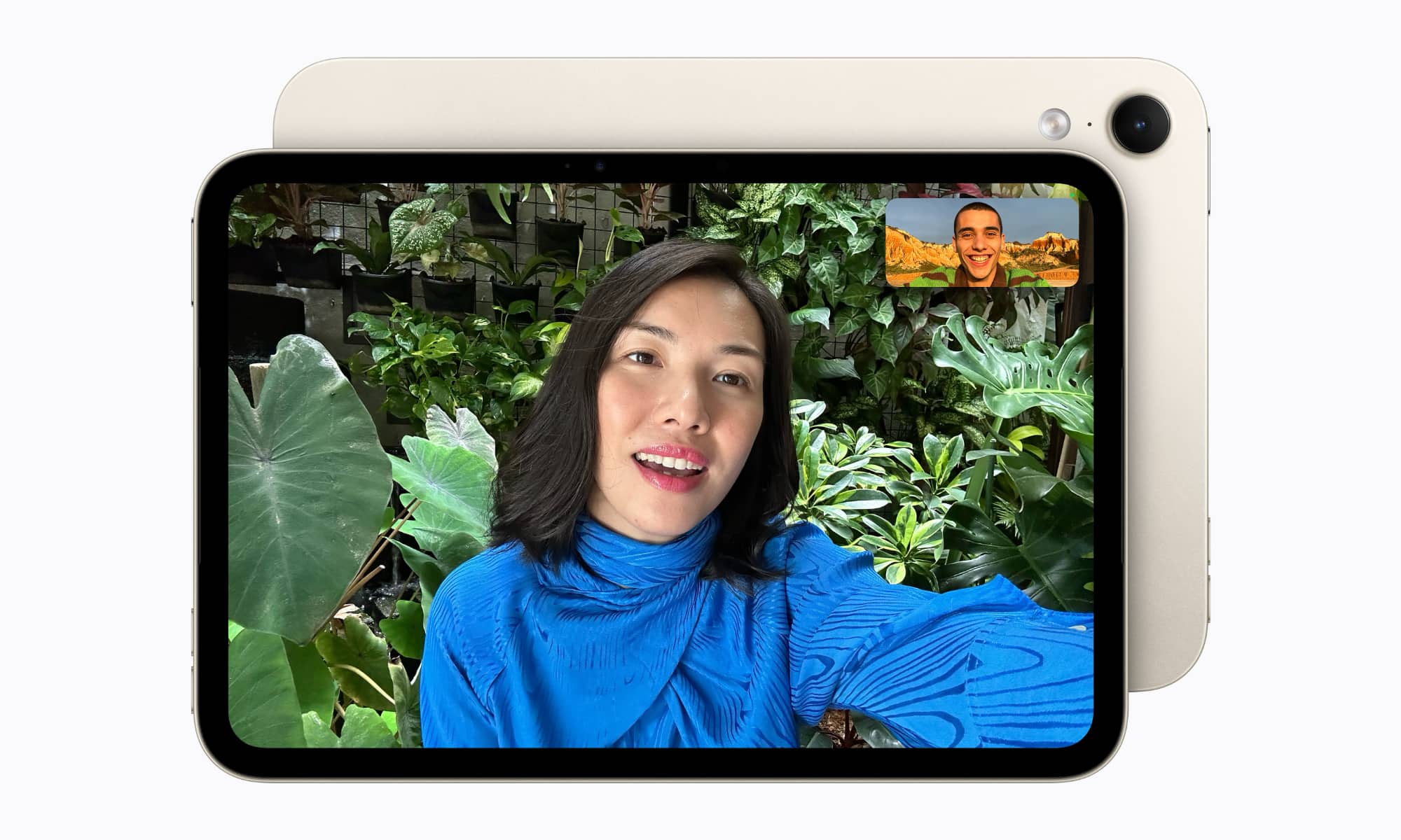 FaceTime call on Apple iPad mini
