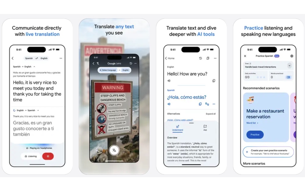 Google Translate App Store