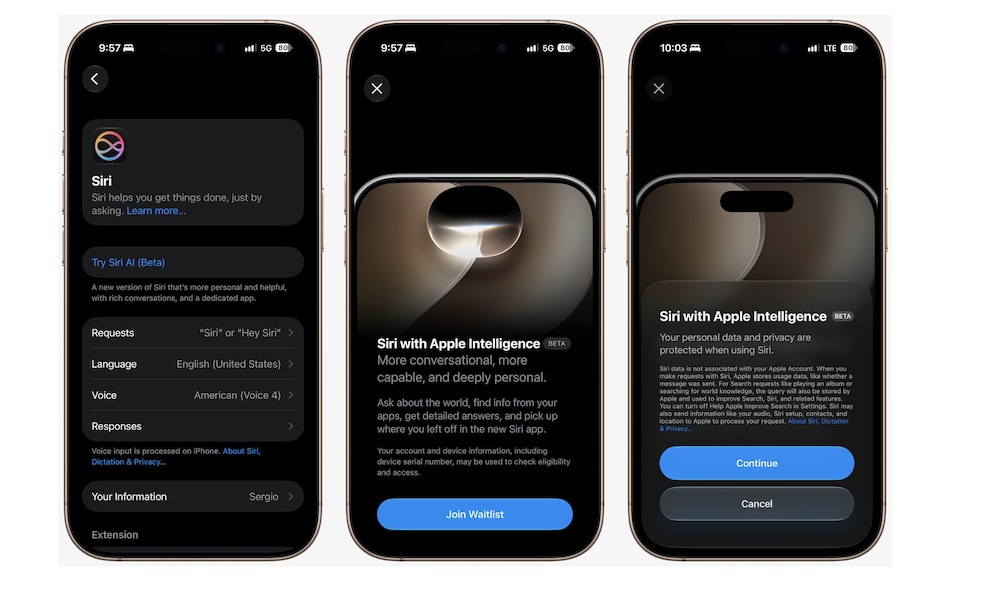 Turn on Siri AI on iPhone iOS 27