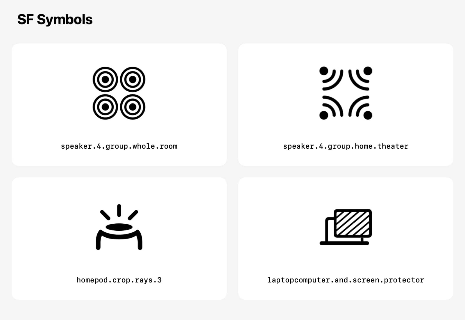 macOS 27.2 beta SF Symbols HomePod quad speaker